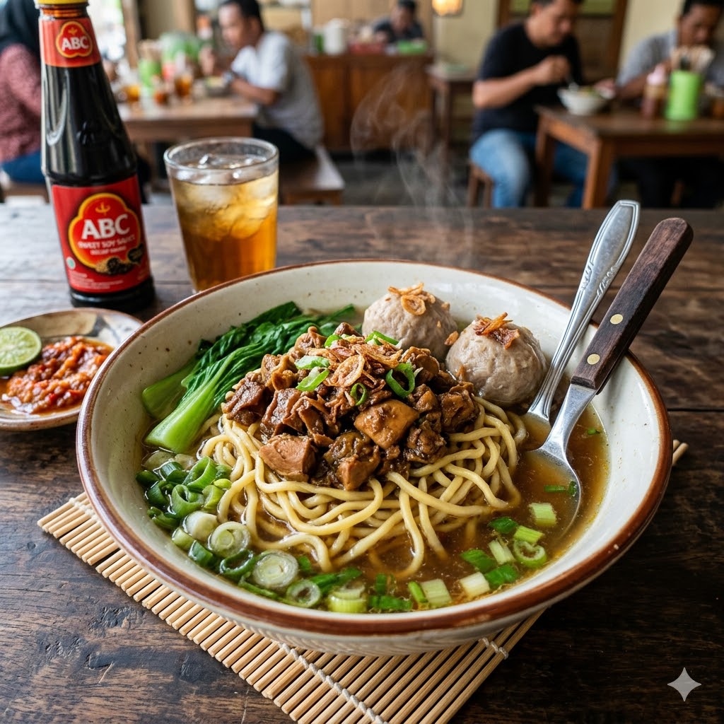 Mie ayam bakso gurih